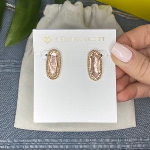 Kendra Scott Ashton Stud Earrings Peach Illusion